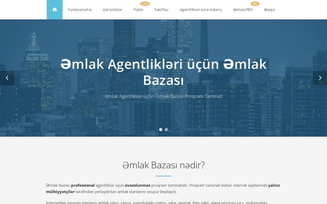 Screenshot of emlak-bazasi.com