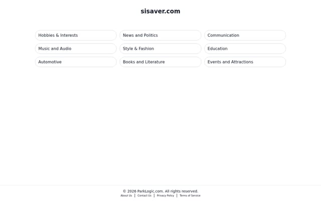 Screenshot of sisaver.com
