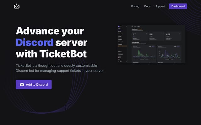 Screenshot of ticketbot.xyz