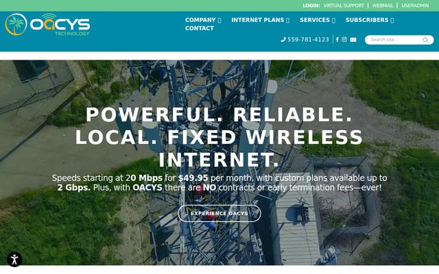 Screenshot of ocsnet.net