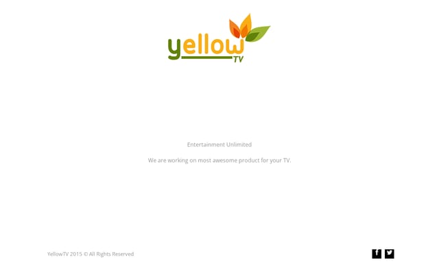 Screenshot of yellow-tv.com