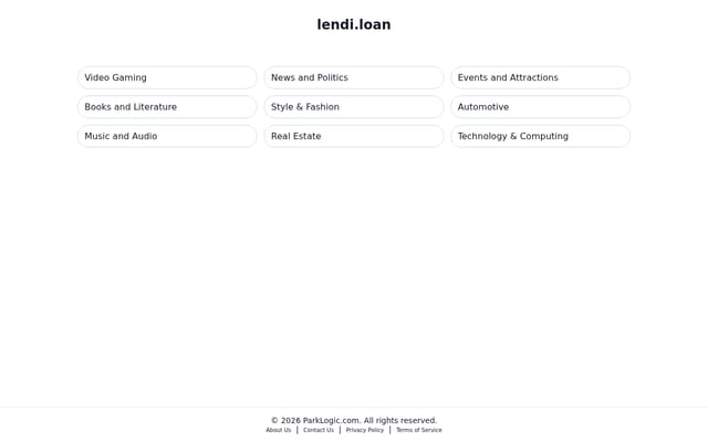 Screenshot of lendi.loan