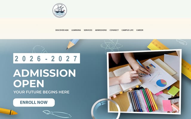 Screenshot of ask.edu.kw