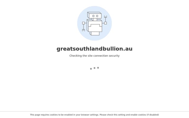 Screenshot of greatsouthlandbullion.au