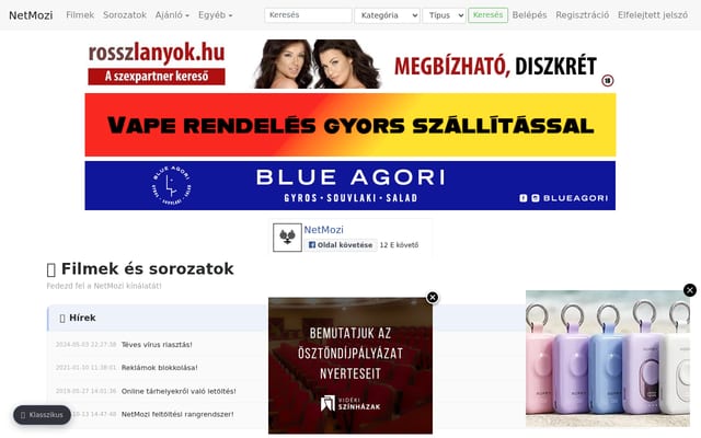 Screenshot of netmozi.com