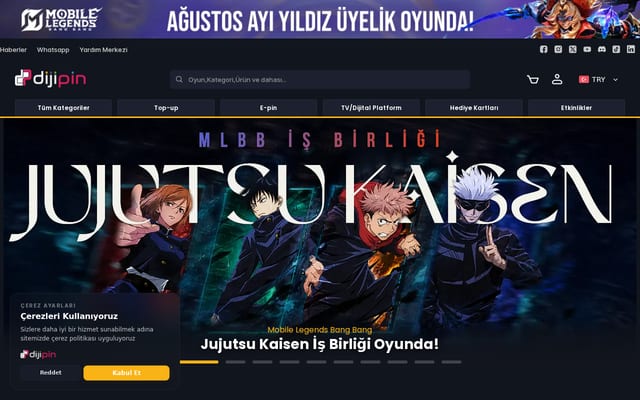 Screenshot of dijipin.com