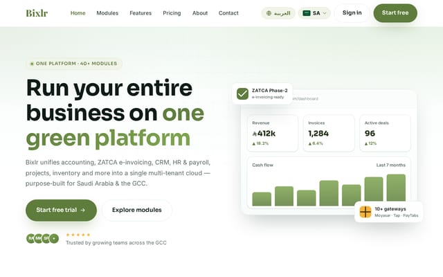 Screenshot of bixlr.com