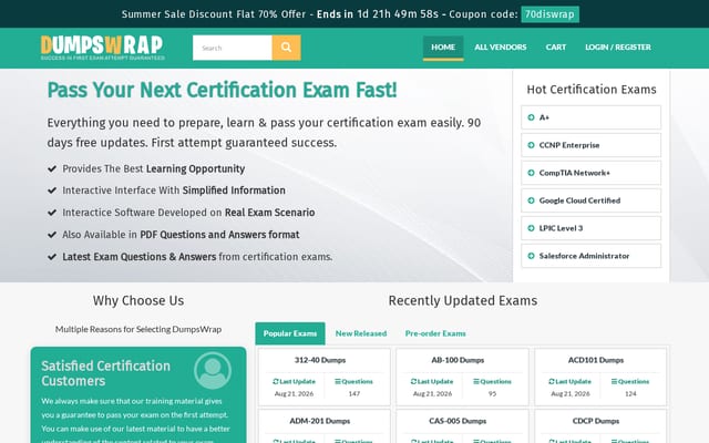 Screenshot of dumpswrap.com