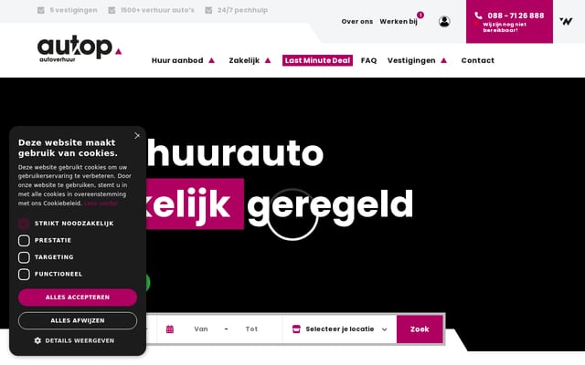 Screenshot of autop.nl