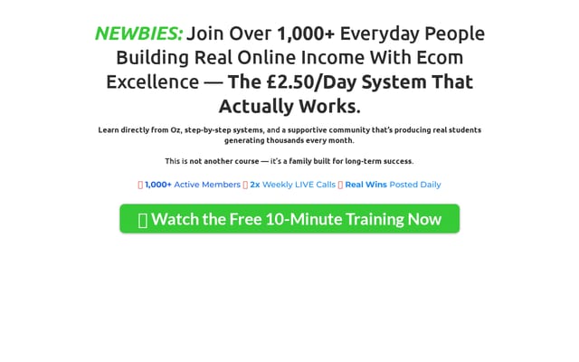 Screenshot of ecomexcellencehub.com