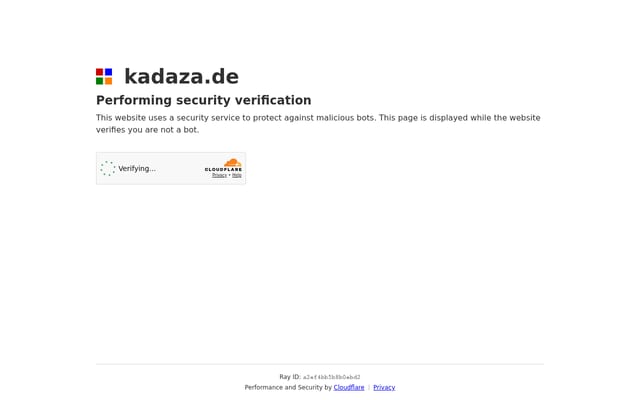 Screenshot of kadaza.de