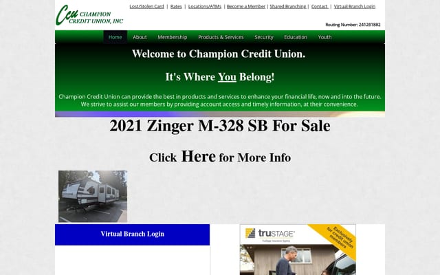 Screenshot of championcu.org