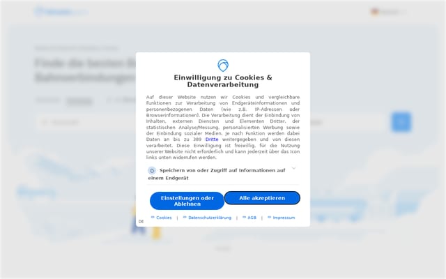 Screenshot of fahrplan.guru