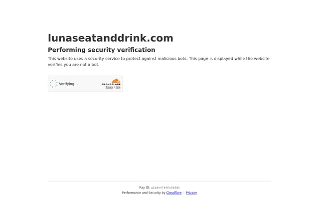 Screenshot of lunaseatanddrink.com