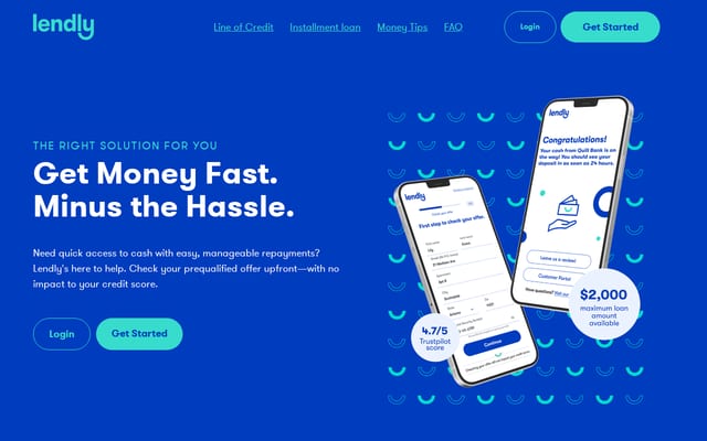 Screenshot of lendly.com