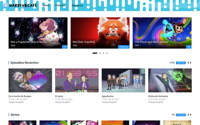 Screenshot of hardsubcafe.net