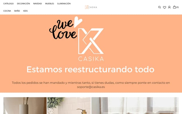 Screenshot of casika.es