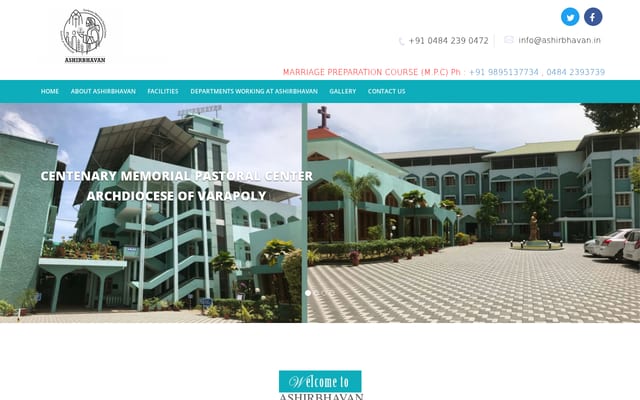 Screenshot of ashirbhavan.in