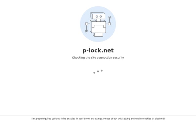 Screenshot of p-lock.net