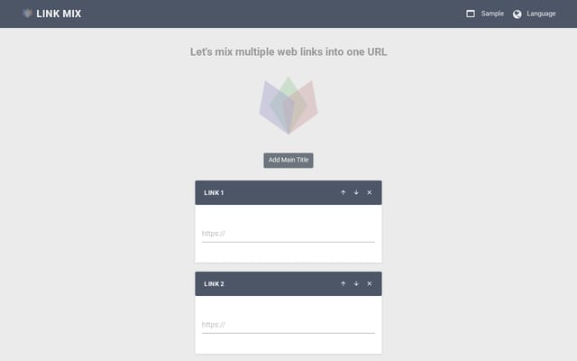 Screenshot of linkmix.co
