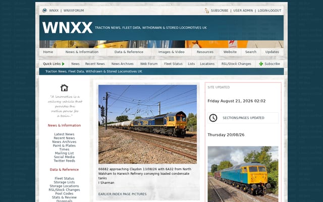 Screenshot of wnxx.com