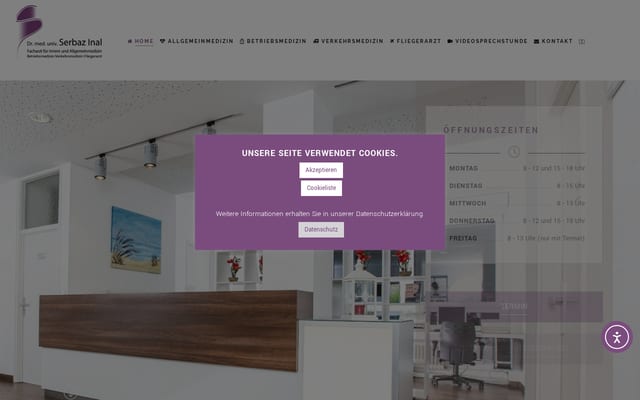 Screenshot of dr-inal.de
