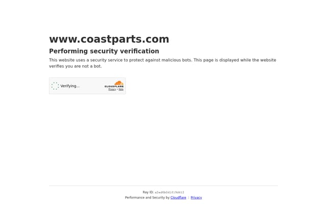 Screenshot of coastparts.com