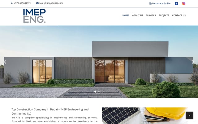 Screenshot of imepdubai.com