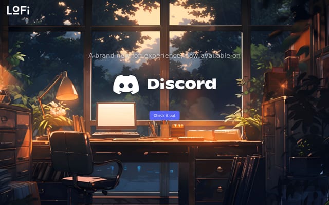 Screenshot of lofi.co