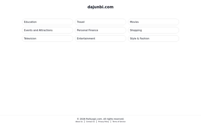 Screenshot of dajunbi.com