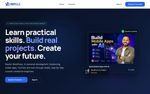 Screenshot of wpcls.com