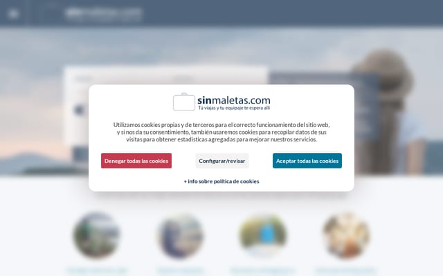 Screenshot of sinmaletas.com