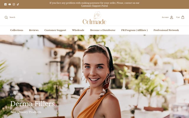 Screenshot of celmade.co