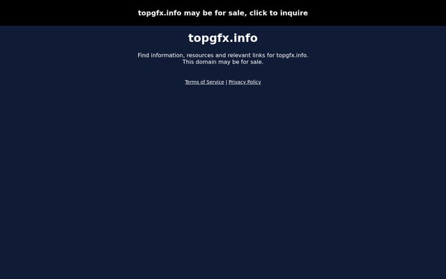 Screenshot of topgfx.info
