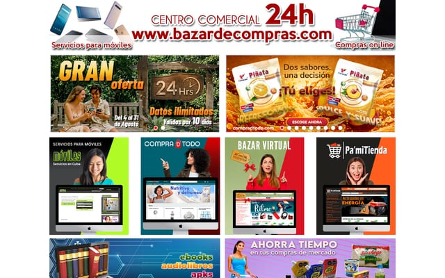 Screenshot of bazar-virtual.com
