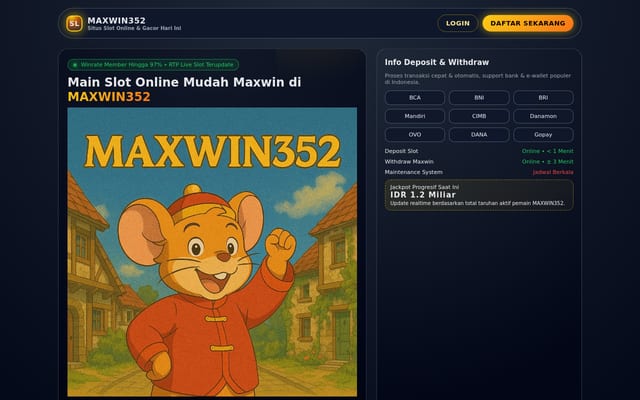 Screenshot of maxwin352.online