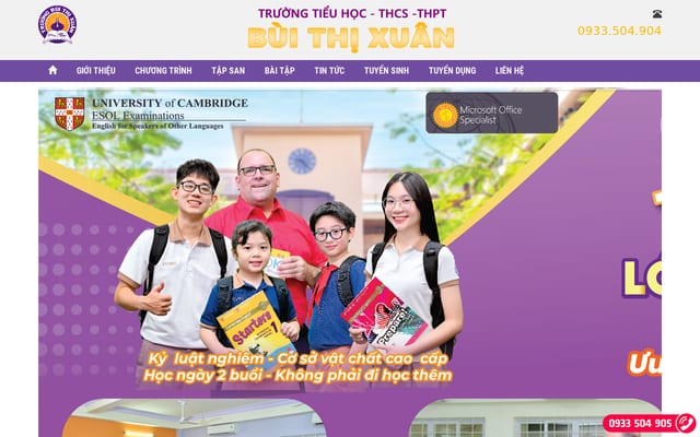 Screenshot of buithixuandn.com