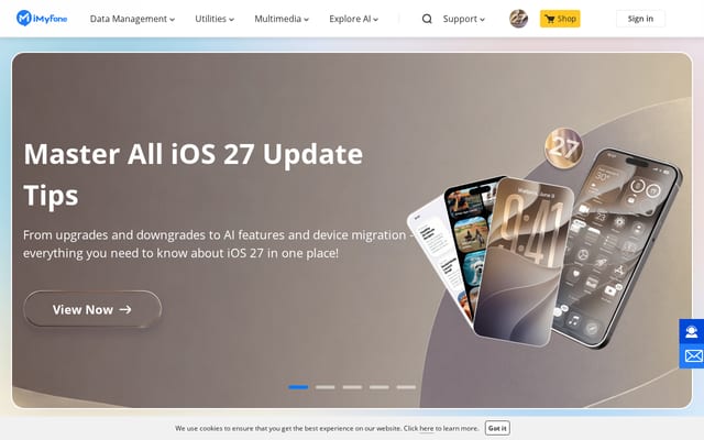 Screenshot of imyfone.com