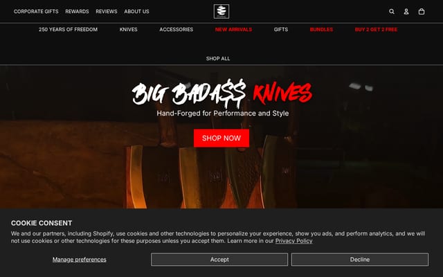 Screenshot of coolinastore.com