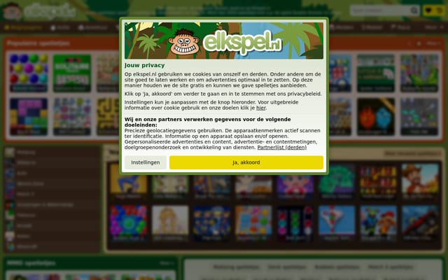 Screenshot of elkspel.nl