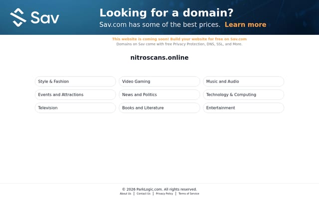 Screenshot of nitroscans.online