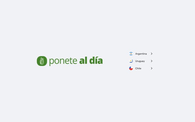 Screenshot of ponetealdia.com