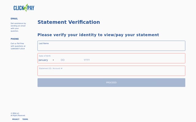 Screenshot of click2pay.us