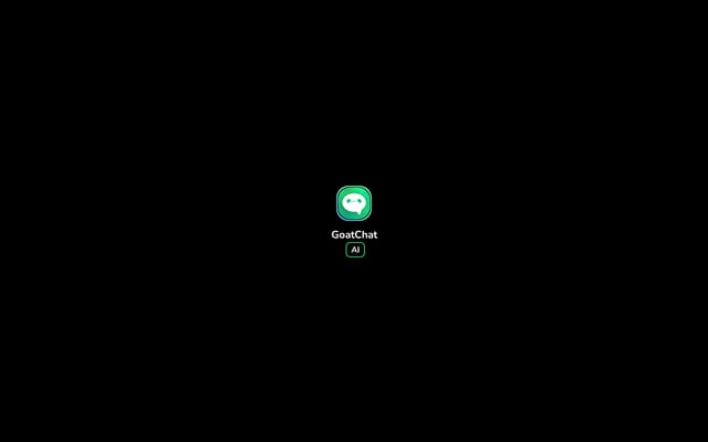 Screenshot of goatchat.ai