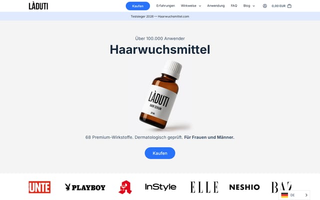 Screenshot of laduti.de