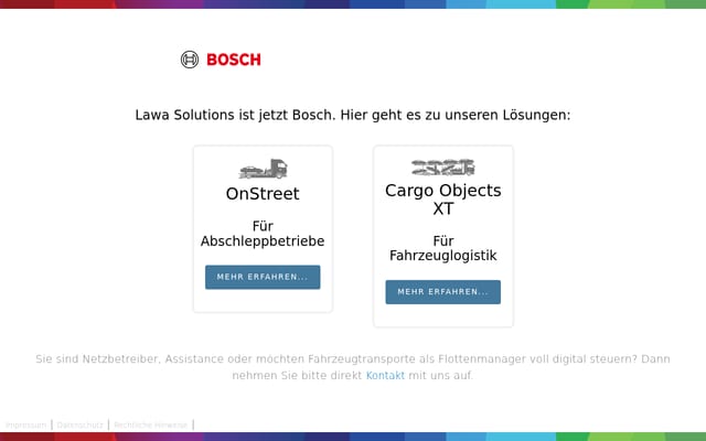 Screenshot of lawa-solutions.com