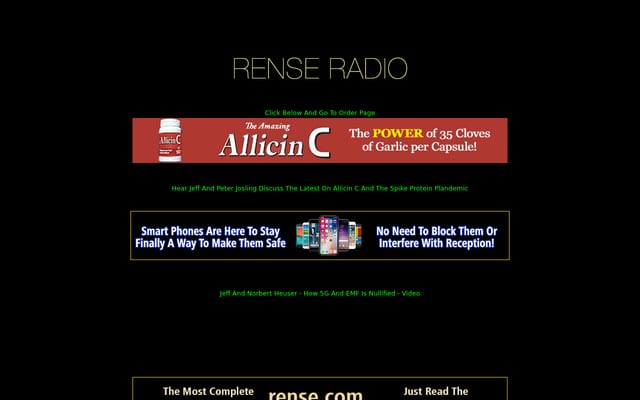 Screenshot of renseradio.com