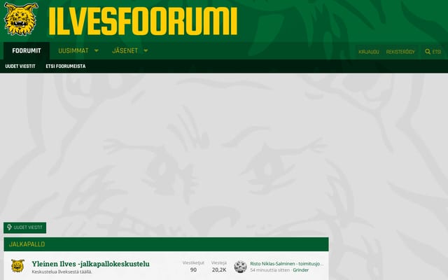 Screenshot of ilvesfoorumi.com