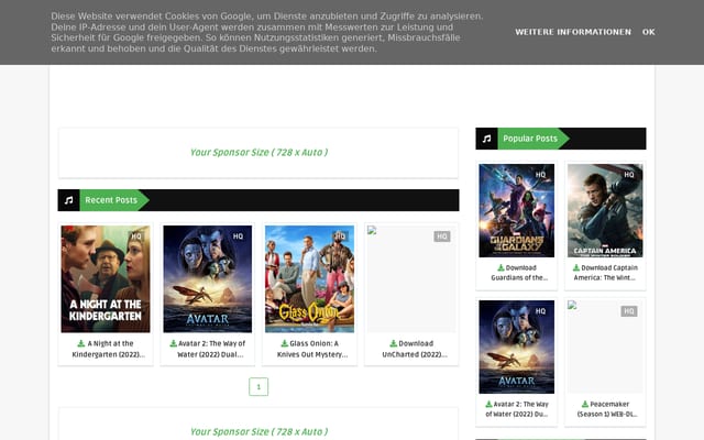 Screenshot of movieshub4u2.blogspot.com
