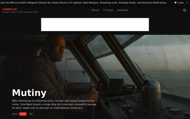 Screenshot of cineflix.co.in